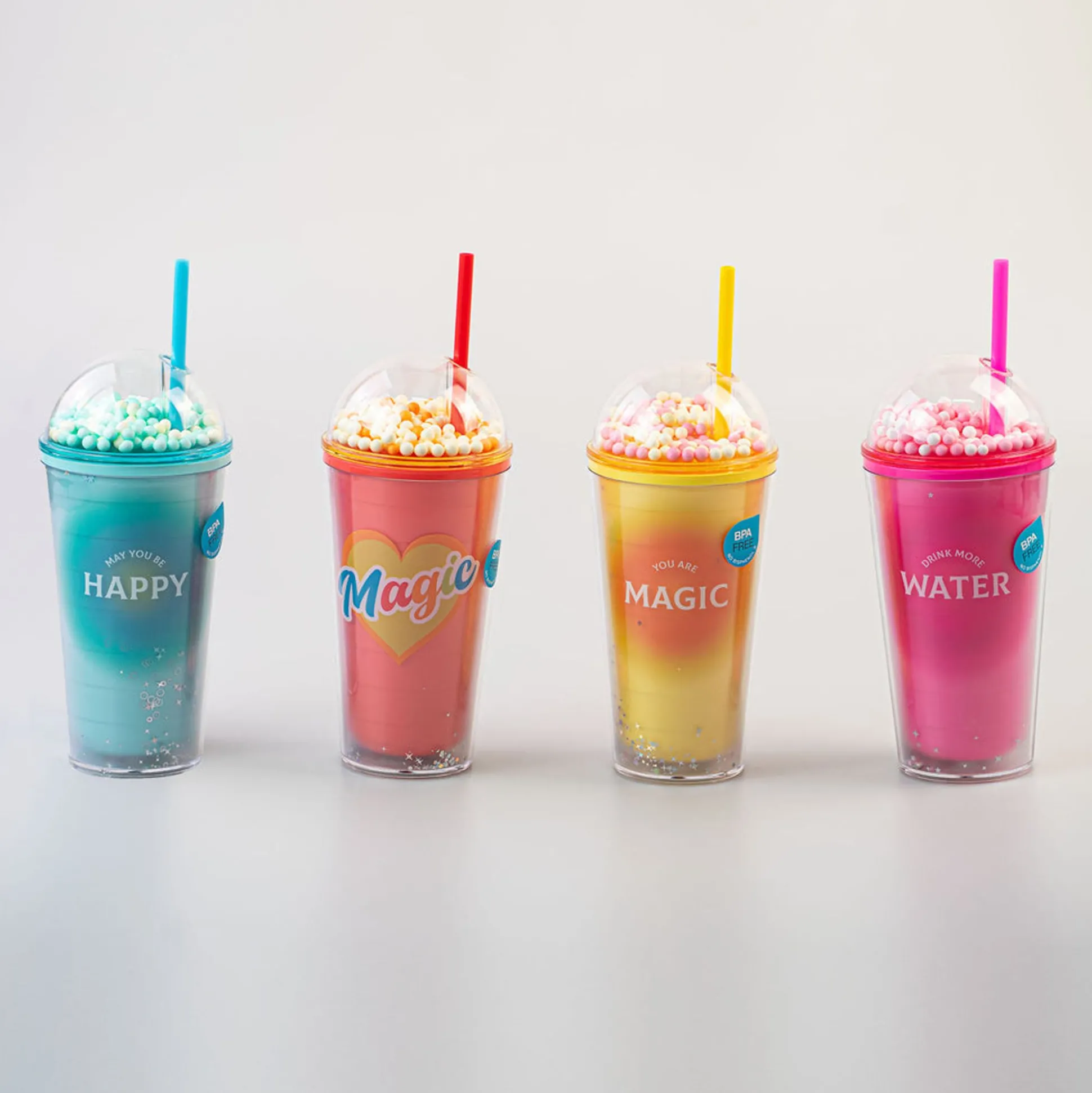 Borraccia Con Cannuccia (1Pz) (600Ml)