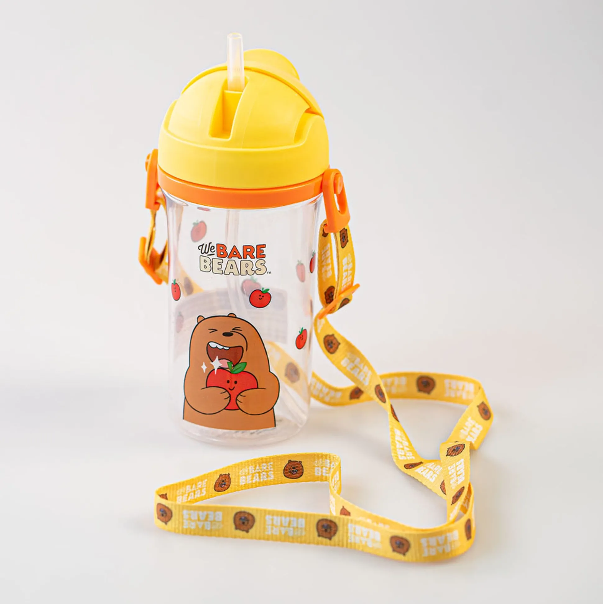 Borraccia We Bare Bears Con Tracolla - Grizzly