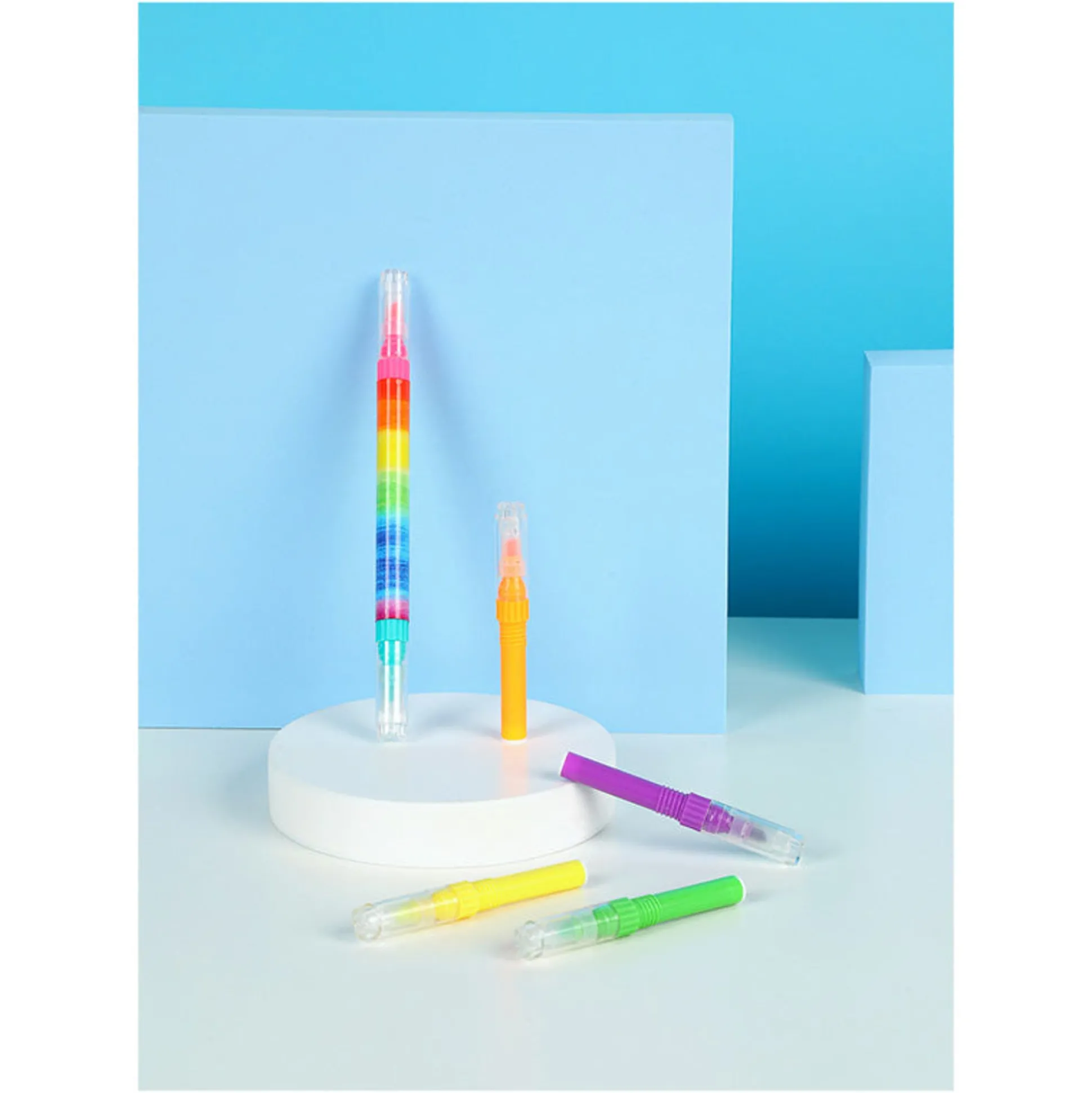 Evidenziatore Fluorescente A Doppia Punta