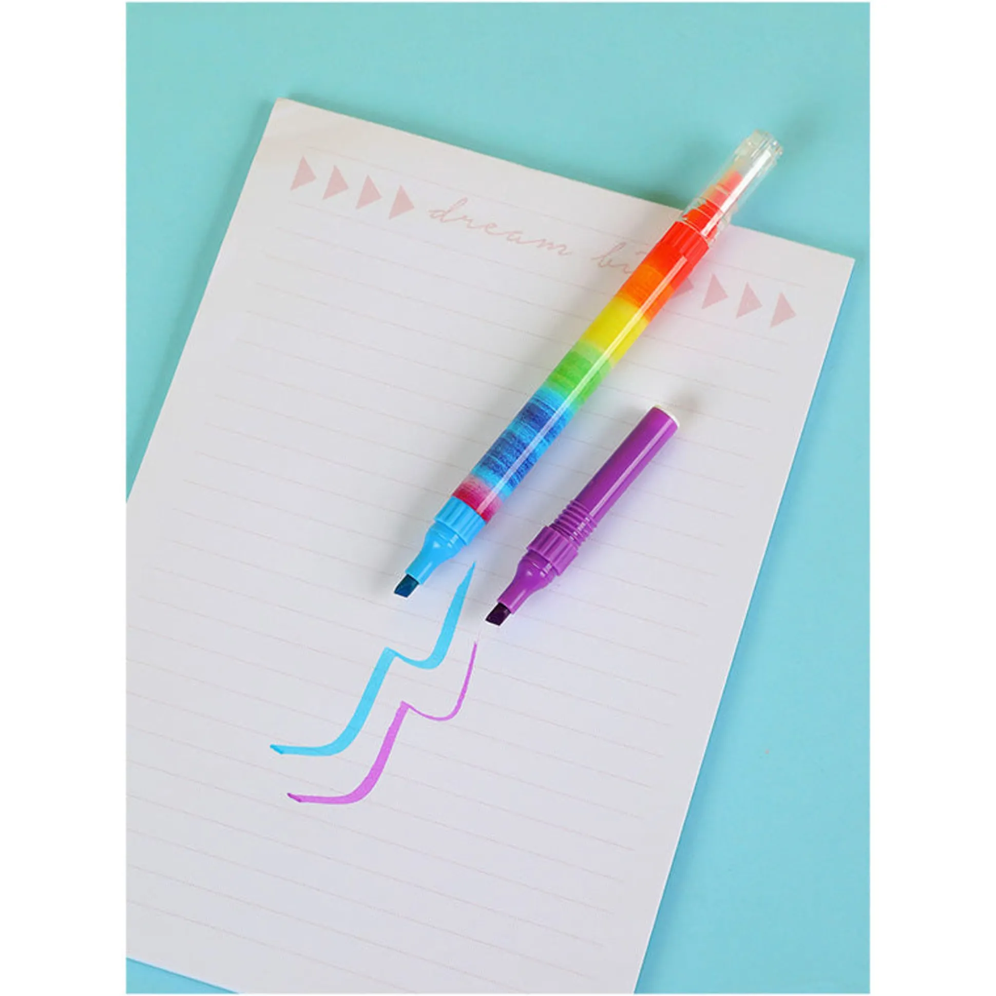 Evidenziatore Fluorescente A Doppia Punta