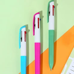 Penna Con 4 Colori Impugnatura Blu