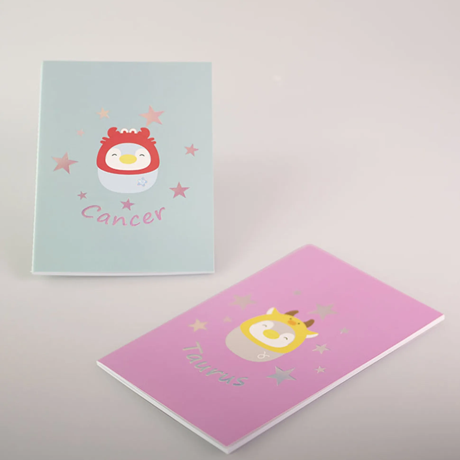 Quaderno Rilegato A Punto - Collezione Segni Zodiacali (A5) - (2Pz)