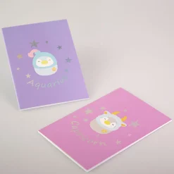 Quaderno Rilegato A Punto - Collezione Segni Zodiacali (A5) - (2Pz)