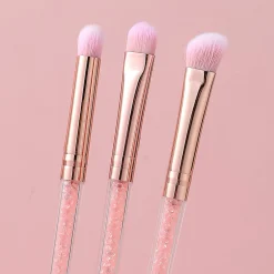 Set Di 5 Pennelli Per Occhi Con Manico Glitter